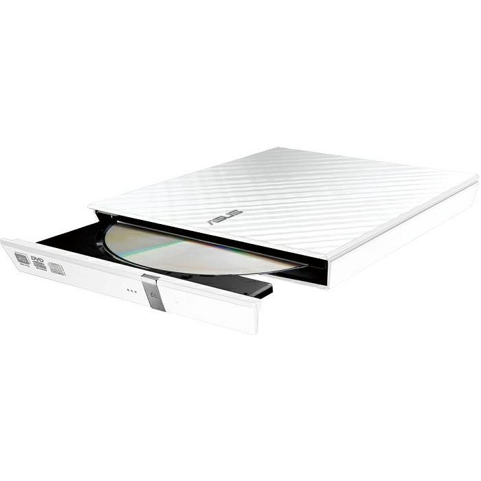 ASUS SDRW-08D2S-U LITE DVD+/-RW 8X USB slim external recorder - white