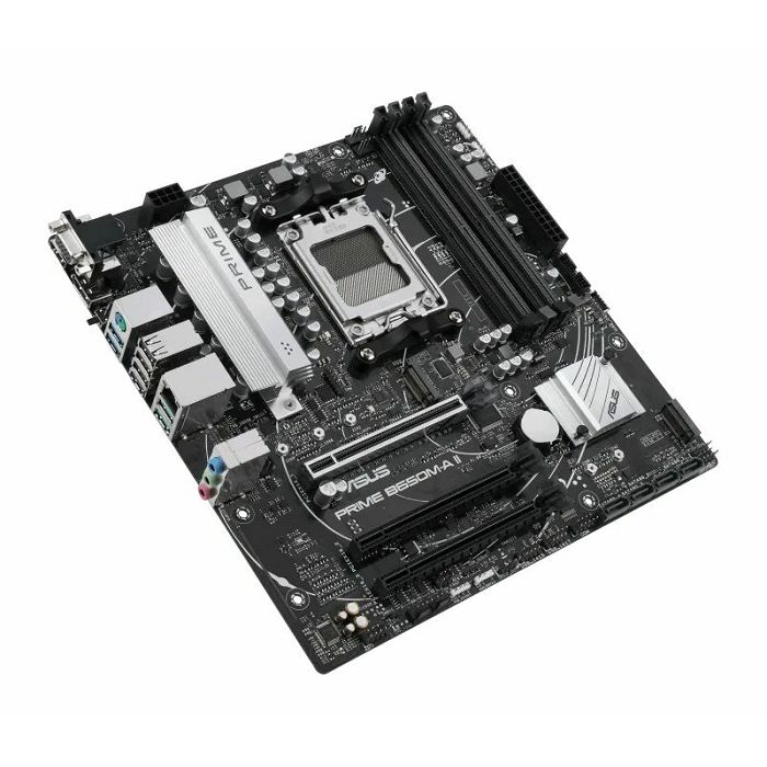 ASUS PRIME B650M-A II-CSM, DDR5, SATA3, USB3.2Gen2, DP, 2.5GbE, AM5 mATX