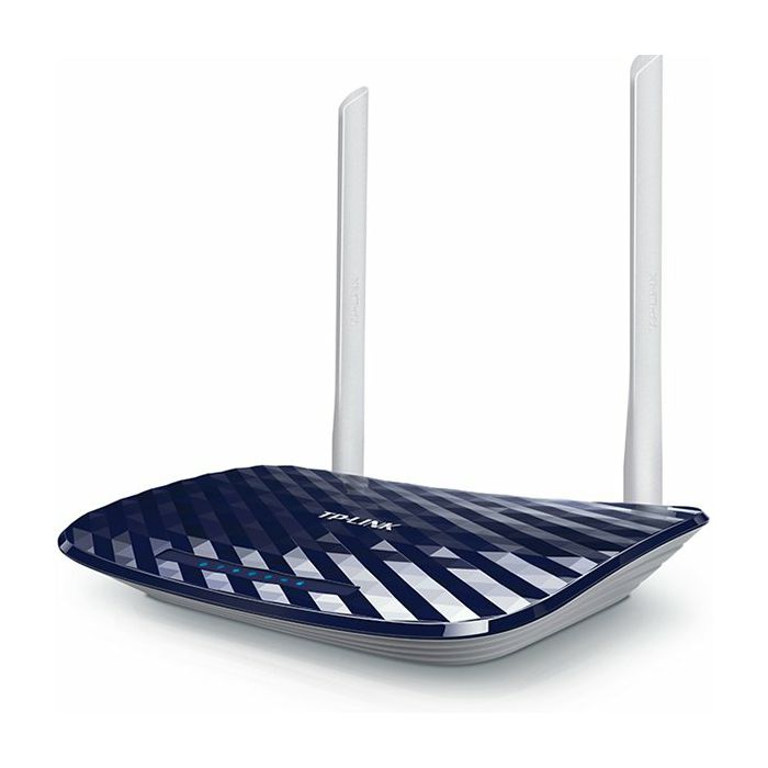 TP-Link AC750 Archer C20 bežični usmjerivač (Dual-Band Router) 300Mbps/433Mbps (2.4GHz/5GHz), 802.11a/b/g/n/ac, 1×WAN, 4×LAN, WPS, 3×fiksna antena