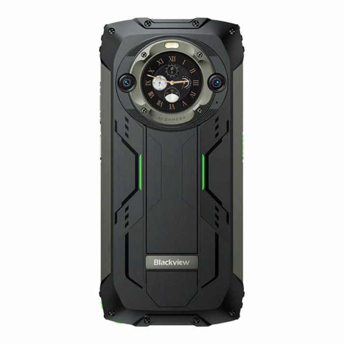 Blackview Smartphone Rugged Phone BV9300 Pro 12GB+256GB with Built-in 100LM Flashlight, Green
