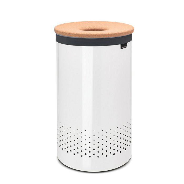 Brabantia laundry basket 60L round, white