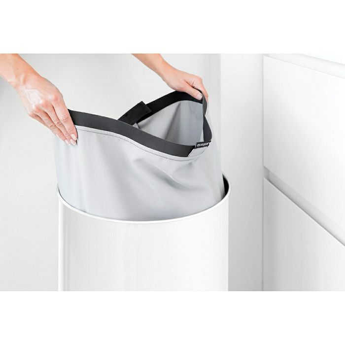 Brabantia laundry basket 60L round, white