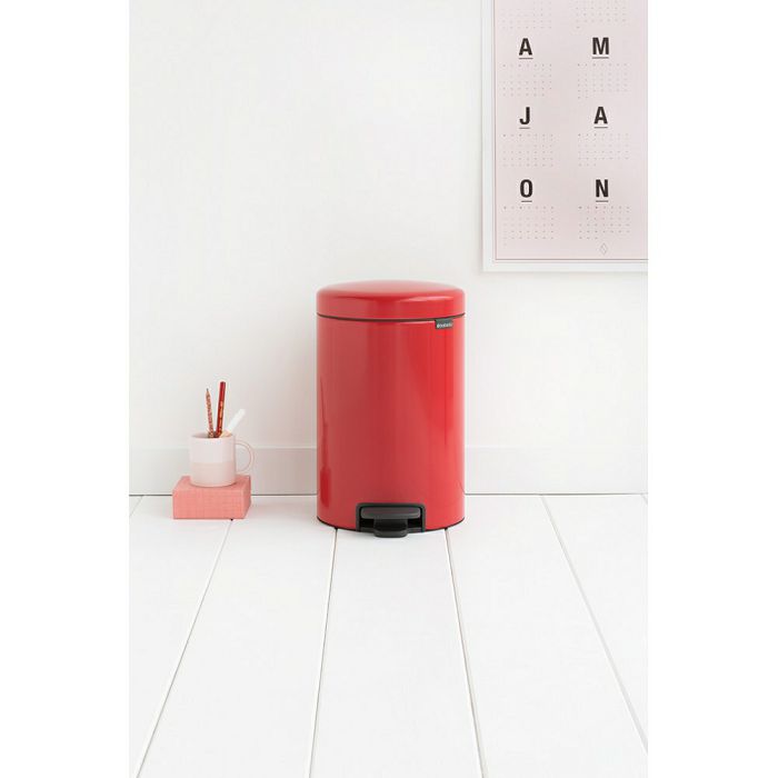 Brabantia trash can 12L red