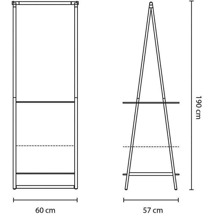 Brabantia clothes rack white