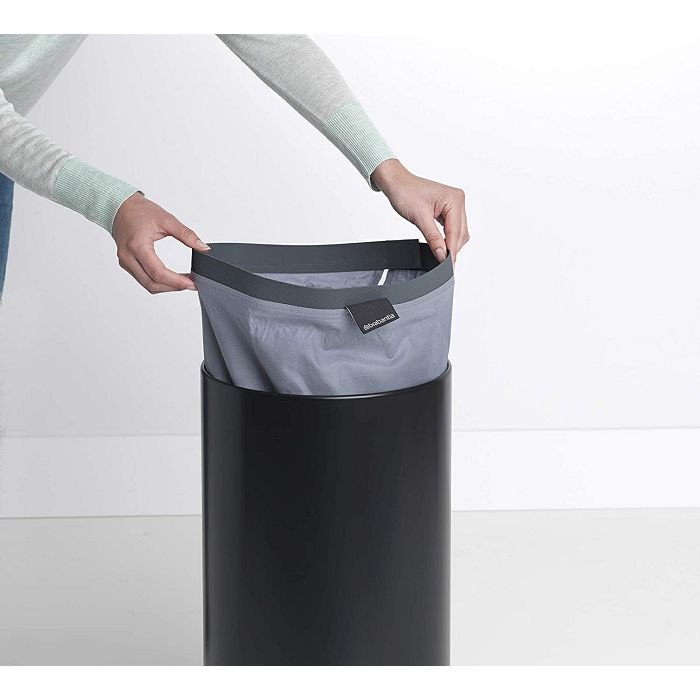 Brabantia laundry basket 35L, matt black