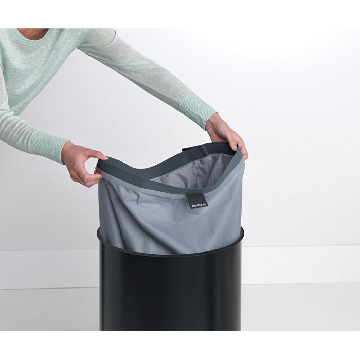 Brabantia laundry basket 60L round, black