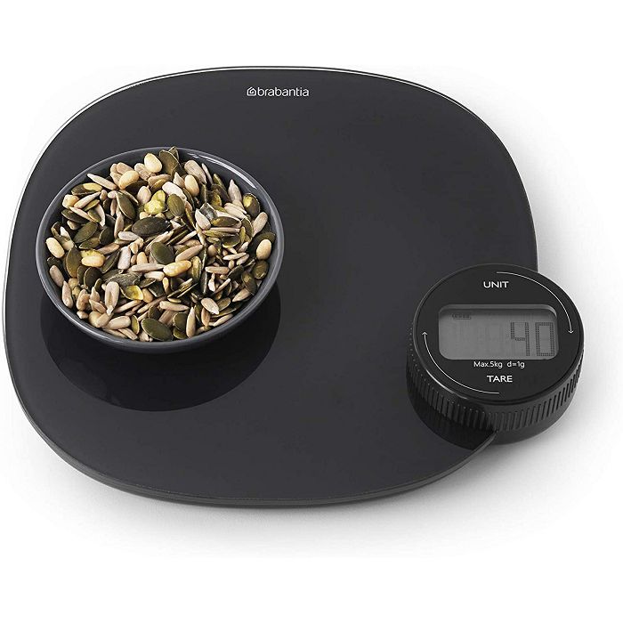 Brabantia digital scale Tasty + dark gray