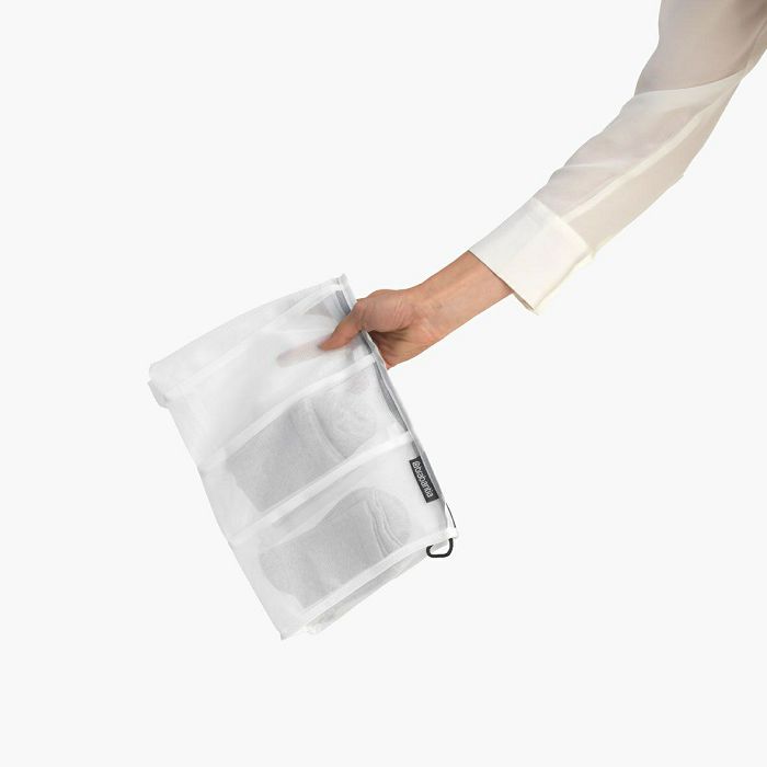 Brabantia bag with wash socks white