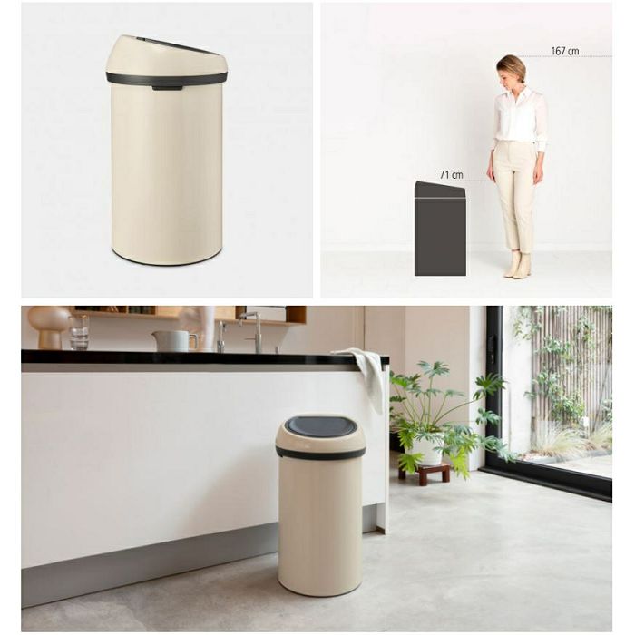 Brabantia touch bin beige 200762