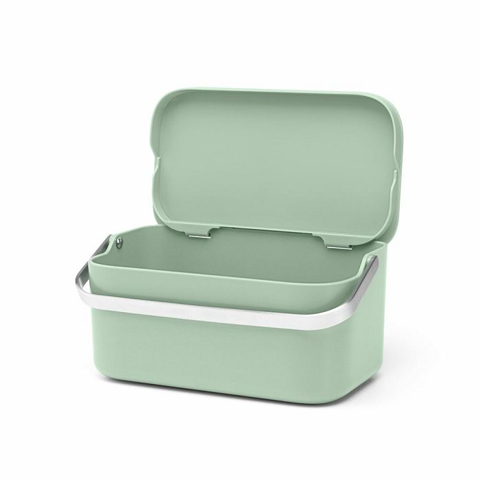 Brabantia bin for organic waste, green.