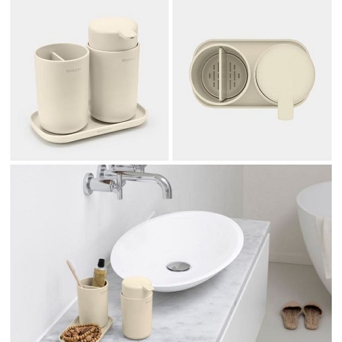 Brabantia MINDSET bathroom set mineral beige