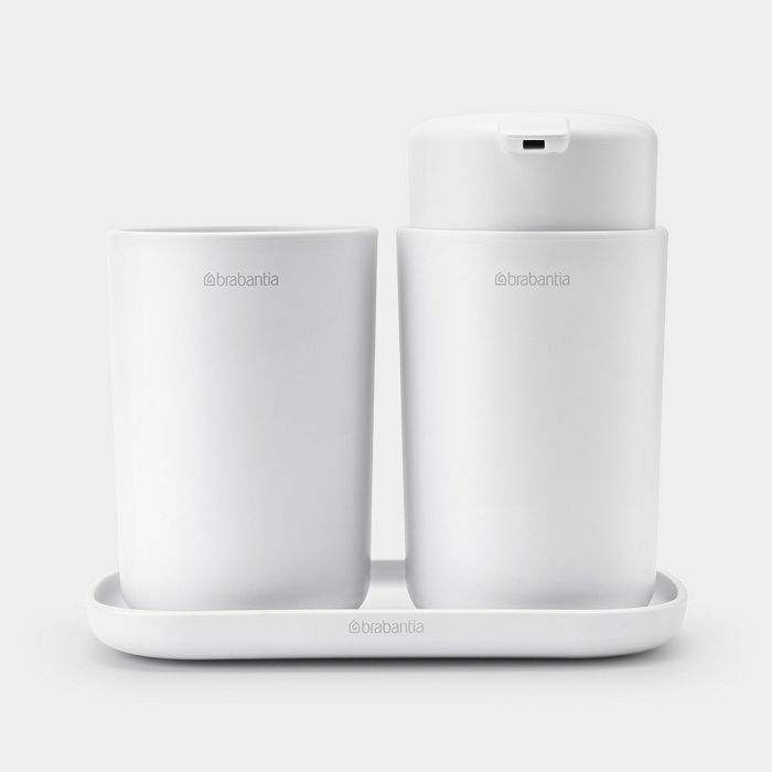 Brabantia ReNew bathroom accessory set white