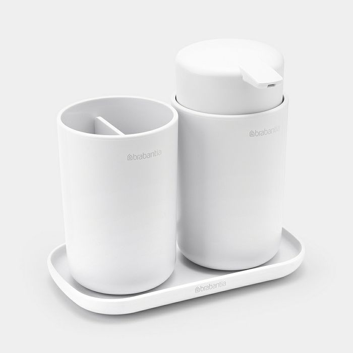Brabantia ReNew bathroom accessory set white