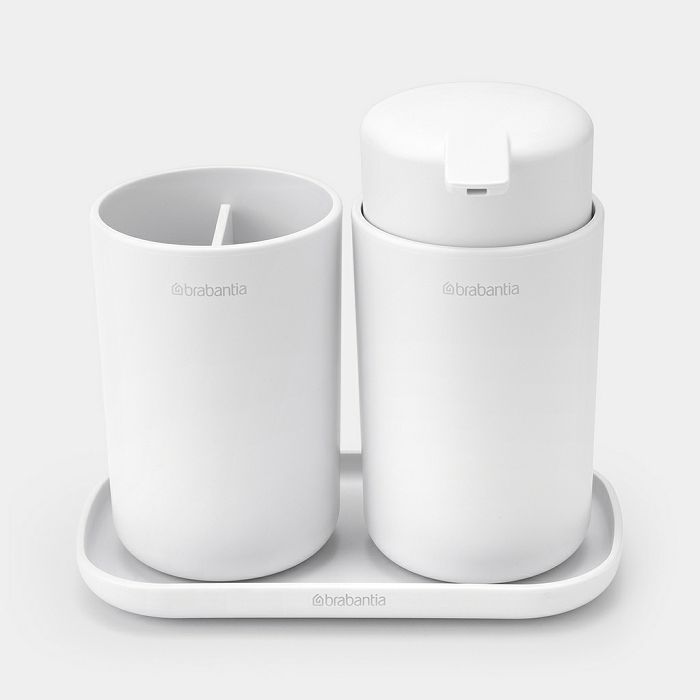 Brabantia ReNew bathroom accessory set white