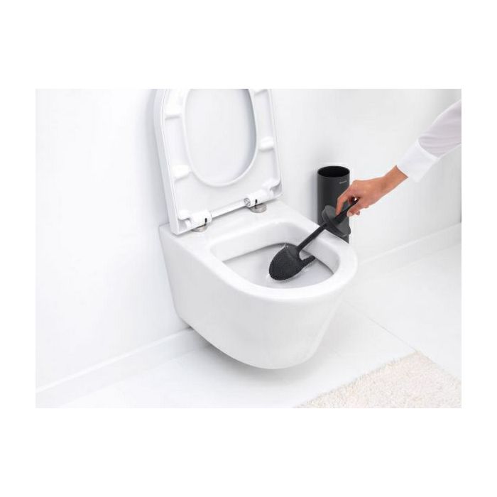 Brabantia MINDSET toilet holder and brush mineral gray