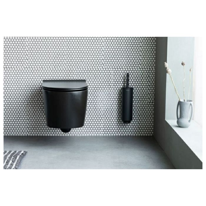 Brabantia MINDSET toilet holder and brush mineral gray