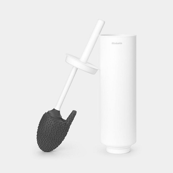 Brabantia MINDSET holder and brush for toilet white