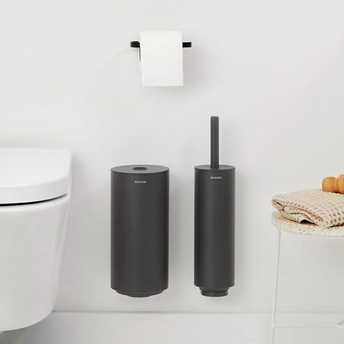 Brabantia MINDSET three-piece bathroom set mineral gray