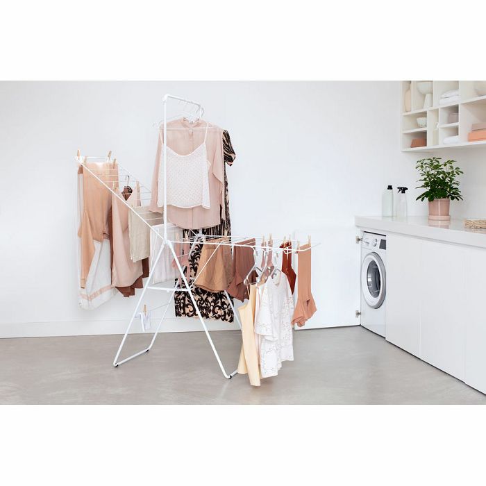 Brabantia HangOn clothes drying rack, 25 m white