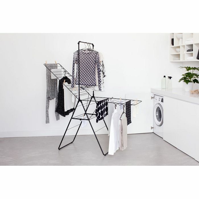 Brabantia HangOn clothes drying rack, 25 m black