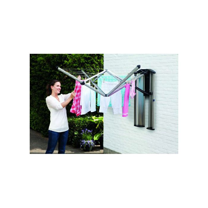 Brabantia wall dryer WALLFIX for laundry, 24 m