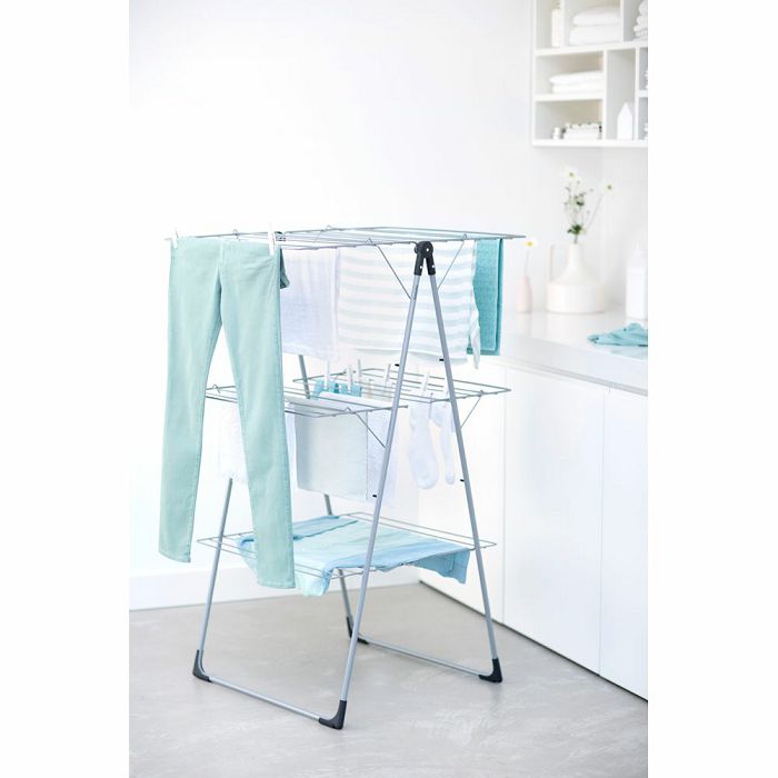 Brabantia drying rack, tower 23 m gray