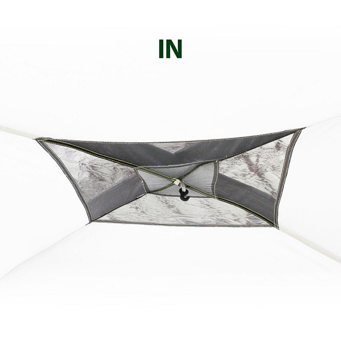 BRUNNER pavilion Medusa II 0102030N.C70 400x400 cm green