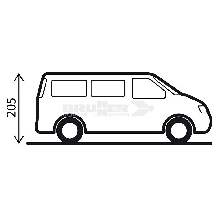 BRUNNER rear tent COMET VW T5/T6