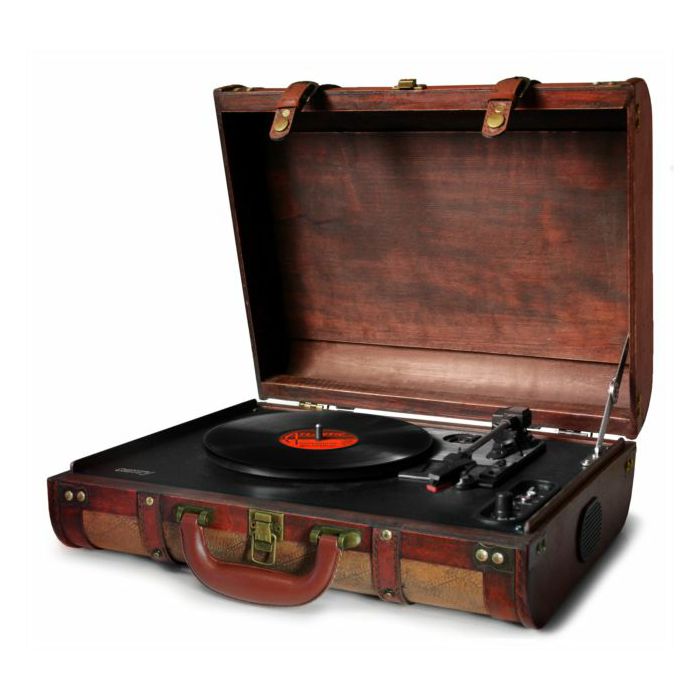 Camry vintage portable turntable in a suitcase