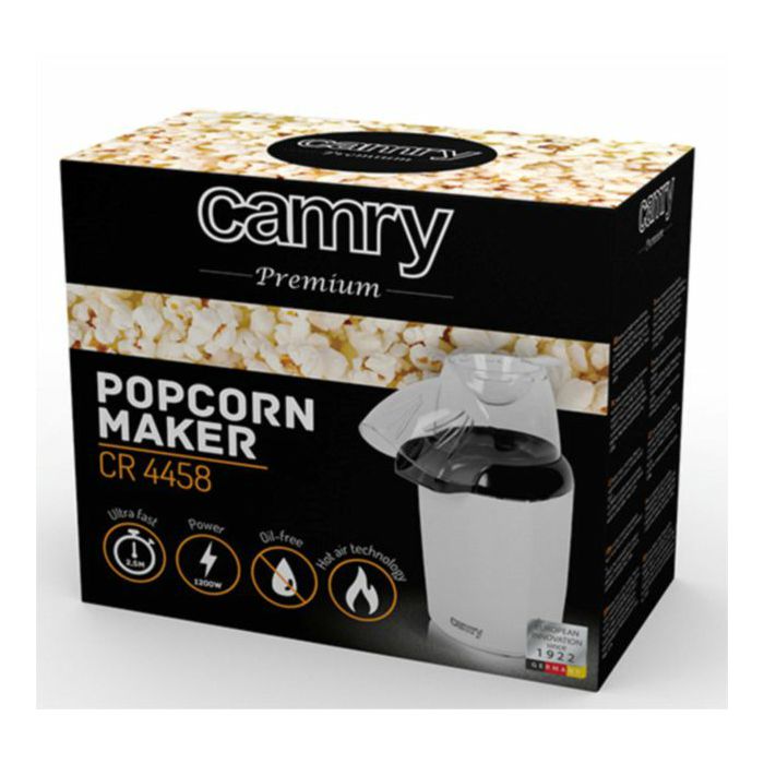 Camry popcorn machine white