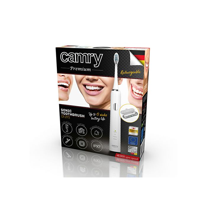 Camry Electric Sonic Toothbrush - 48,000vpm AD2173