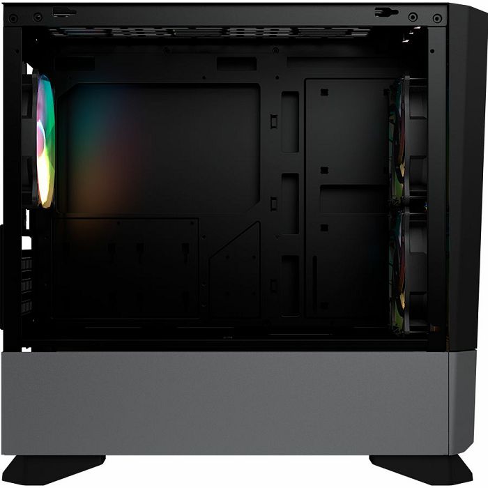 COUGAR | MG140 Air RGB Black | PC Case | Mini Tower / Air Vents Front Panel / 3 x ARGB Fans / 4mm TG Left Panel
