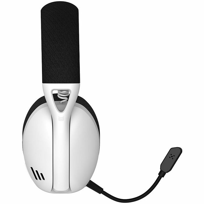 CANYON Ego GH-13, Gaming BT headset, +virtual 7.1 support in 2.4G mode, with chipset BK3288X, BT version 5.2, cable 1.8M, size: 198x184x79mm, White