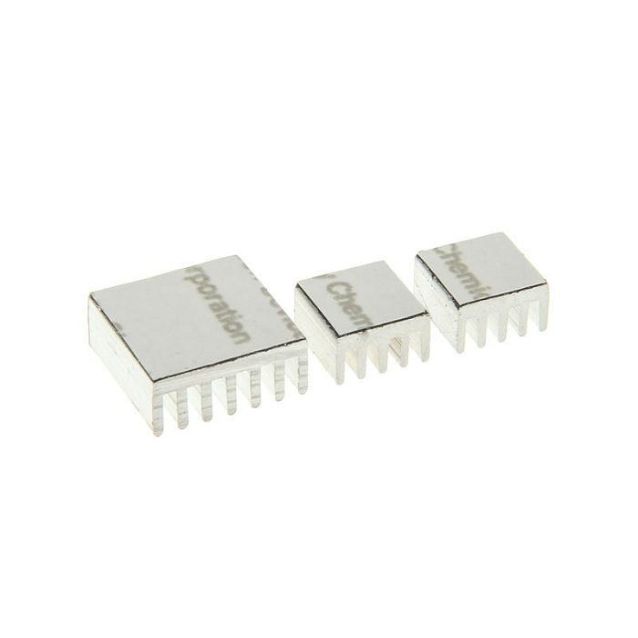 Raspberry Pi heatsink set - silver CPKM-001