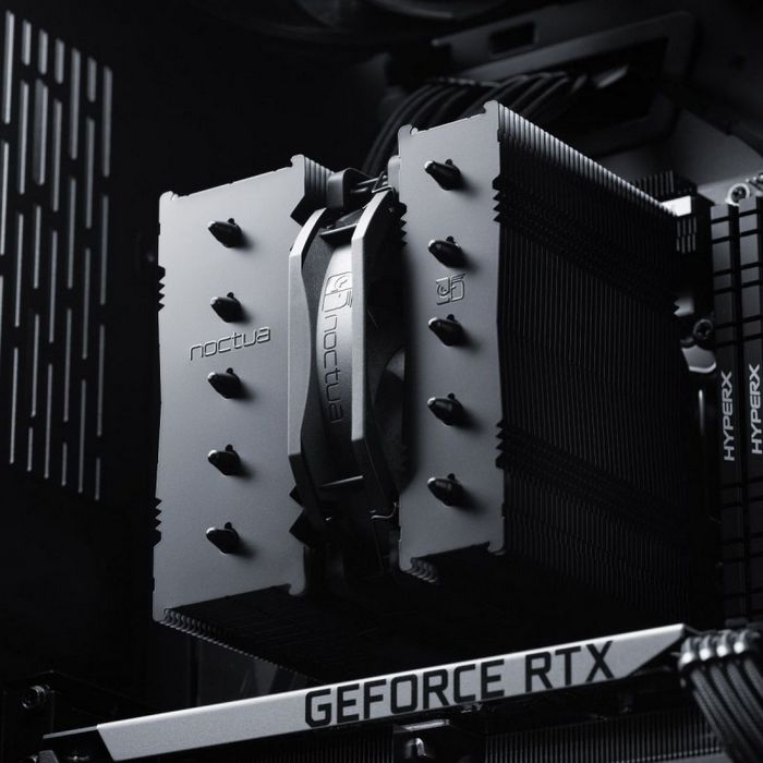 Noctua NH-D12L chromax.black CPU-Kühler - 120mm-NH-D12L CHROMAX.BLACK