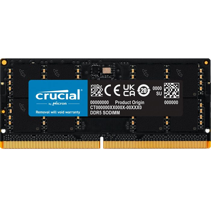 Crucial 32GB DDR5-5600 SODIMM CL46, 1.1V