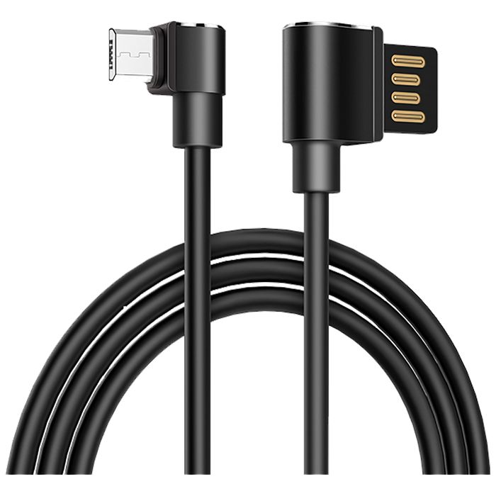 hoco. USB kabel za smartphone, micro USB, kutni 90°, 1.2 met,crna - U37 Long Roam, Micro USB , BK