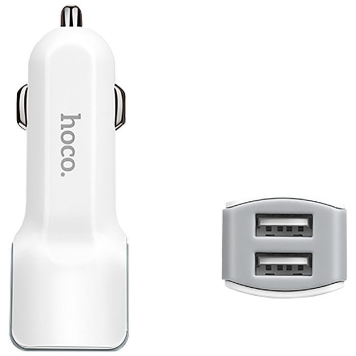 hoco. Auto punjač sa Lightning kabelom, 2 x USB, 5 V/2.4 A - Z23 Grand Style set, Lightning