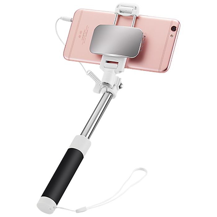 hoco. Selfie stick za smartphone, žični, sa ogledalcem - K2 Magic Mirror Selfie Stick