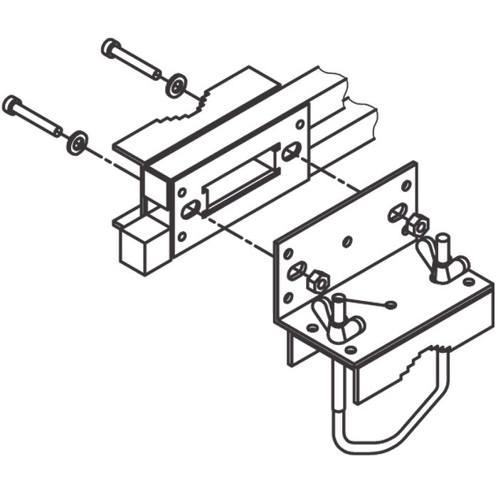 Iskra Adapter vertikalni za Logu - D2 adapter