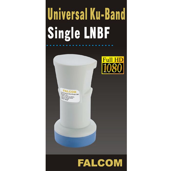 Falcom LNB Single, sum: 0.2dB, vodonepropusan - LB-1