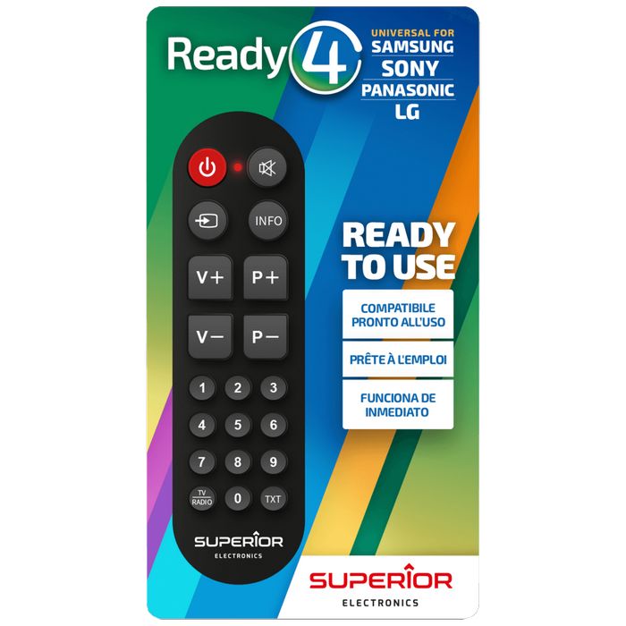 Superior Daljinski upravljač za LG/Sam./Sony/Pan. smart TV prijemnike - RC Ready4