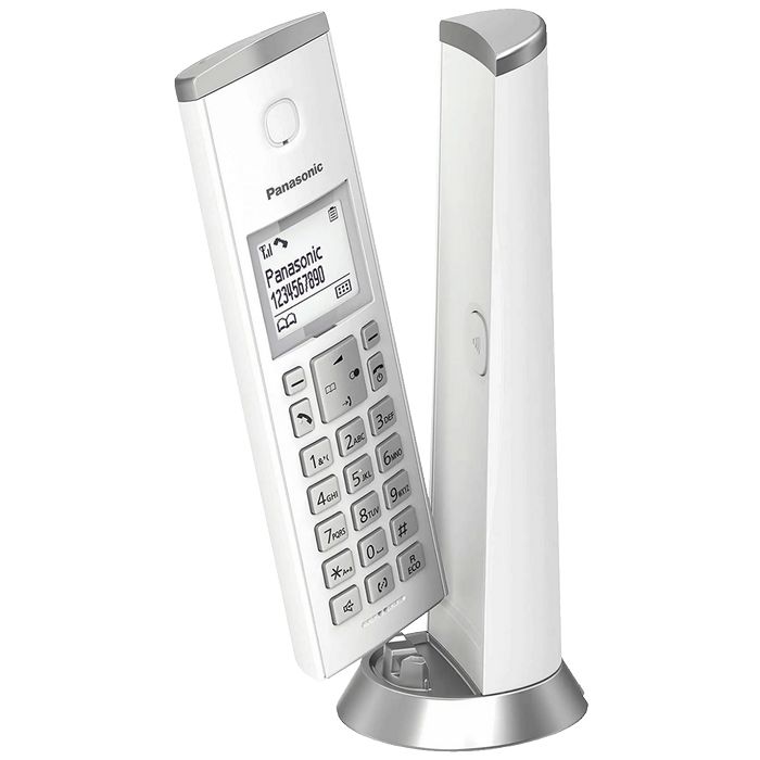 Panasonic Telefon bežični, DECT/GAP, 1.5" LED display, bijela - KX-TGK210FXW