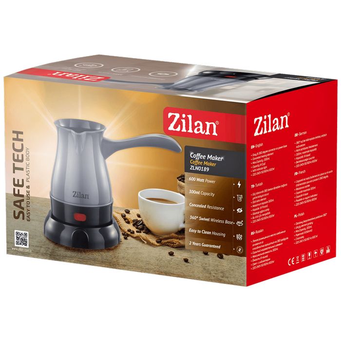 Zilan Kuhalo za kavu, 600 W, 0,3 lit., siva - ZLN0189