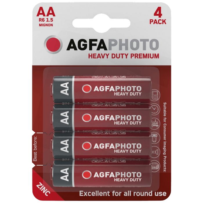 Agfa Zinc baterije, AA, 1.5 V, blister 4 kom. - AA B4