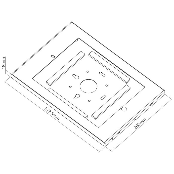 Maclean Zidni nosač za iPAD Pro,  do 12.9" - MC-907W