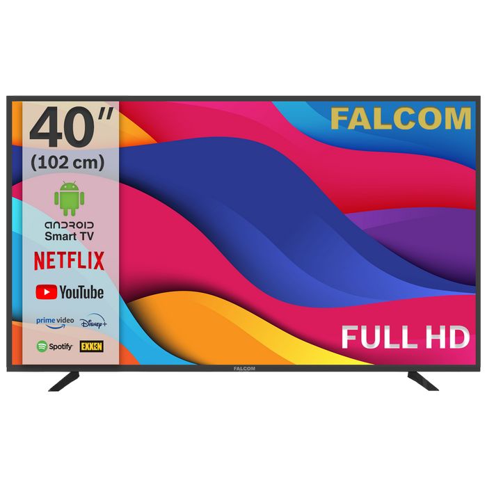Falcom Televizor Smart LED TV 40" FullHD ,Bluetooth ,WiFi, Android - TV-40LTF022SM
