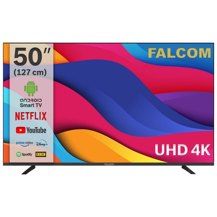 Falcom Televizor Smart LED TV 50" UHD ,Bluetooth ,WiFi, Android - TV-50LTF022SM