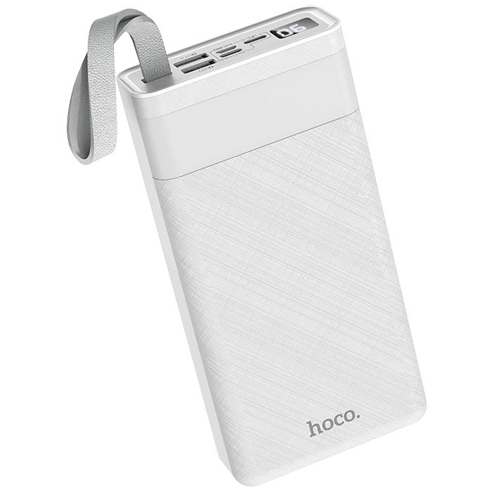 hoco. Punjač prijenosni sa lampom, Hoco j73, 30000mAh, 2A / 2A - J73 Powerful, White