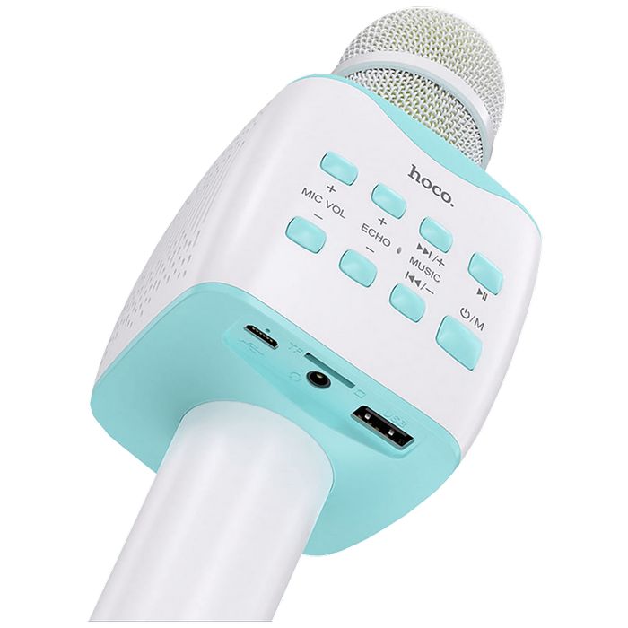 hoco. Mikrofon, bežični, BK5, Karaoke, 1200mAh - BK5 Cantando, Blue